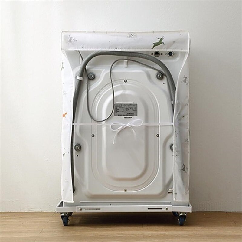 Najnovší kryt bubna práčky Pulsator s kreslenou potlačou, vodotesný kryt proti prachu, opaľovací krém na kryty práčok