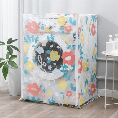 Kryt bubna práčky, priehľadná potlač, vodeodolný, umývateľný, protiprachový kryt, odvod tepla za krytom domácich potrieb