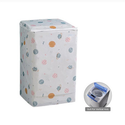 Domáci zipsový kryt práčky, prachotesné kryty pre bubon, pulzátor práčky, karikatúra, chránič, vodotesný prachový plášť