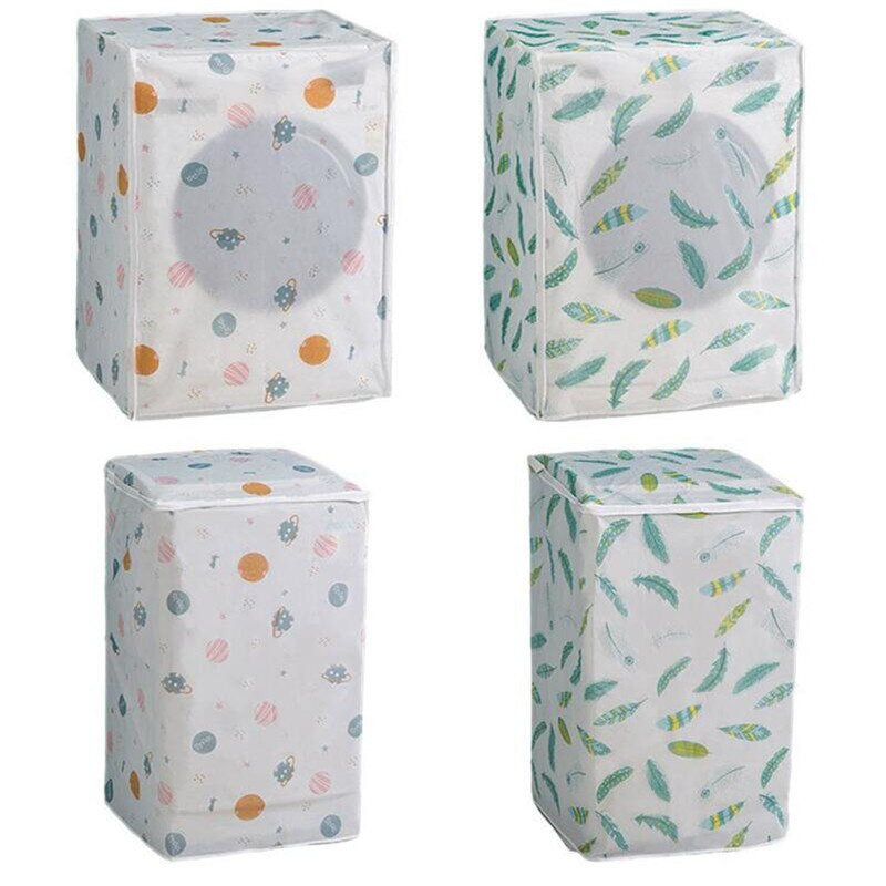 Domáci zipsový kryt práčky, prachotesné kryty pre bubon, pulzátor práčky, karikatúra, chránič, vodotesný prachový plášť