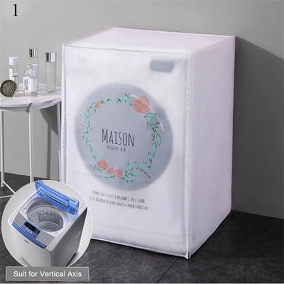 Plne automatická valcová práčka pre domácnosť, opaľovací krém, práčka, vodotesný kryt, sušička, polyesterový prachotesný ochranný kryt