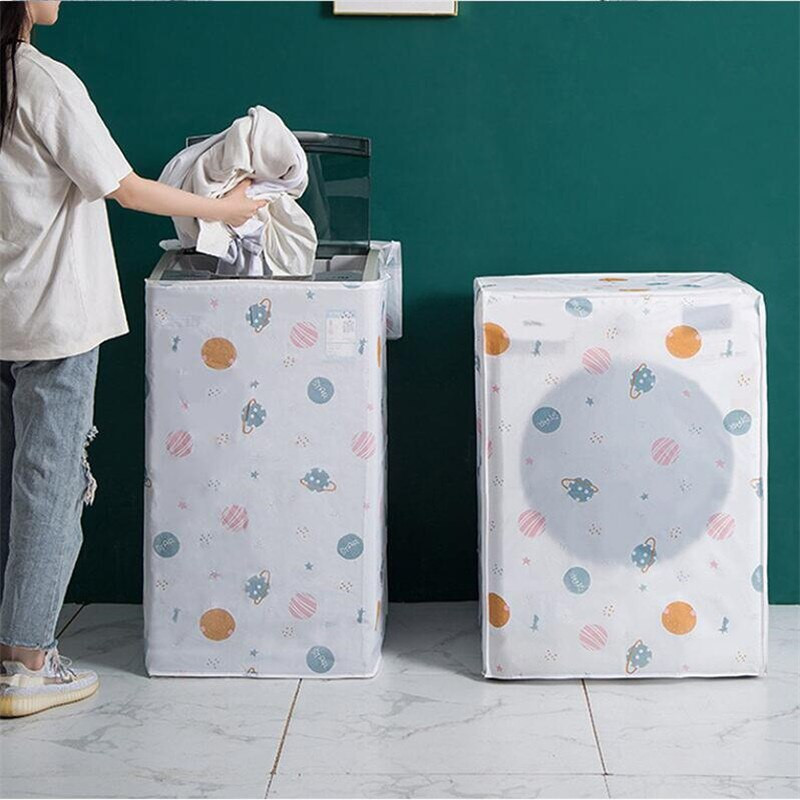 Plne automatická valcová práčka pre domácnosť, opaľovací krém, práčka, vodotesný kryt, sušička, polyesterový prachotesný ochranný kryt