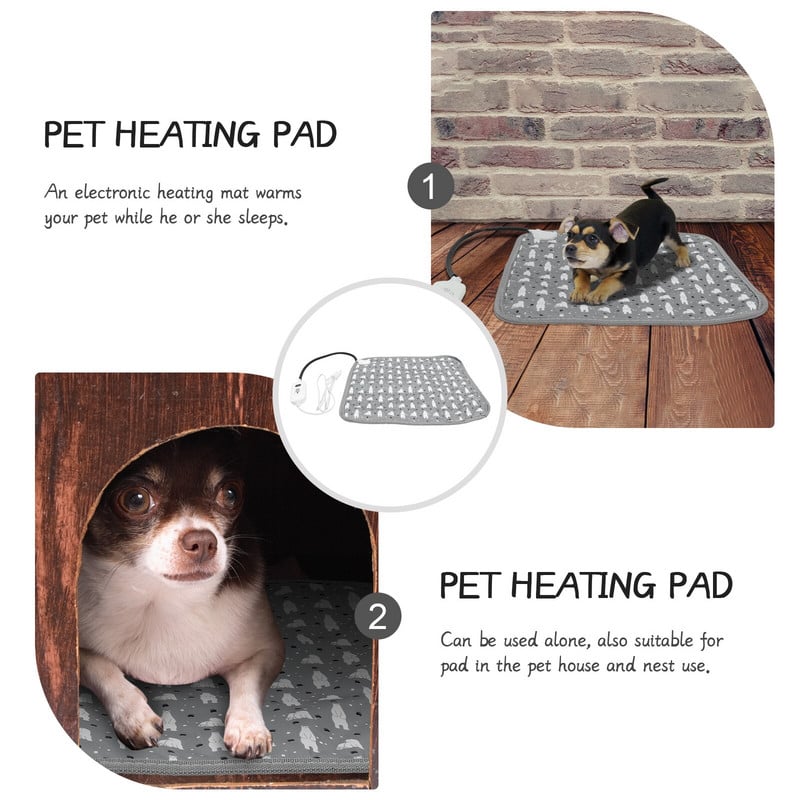 1 бр. Домашно отопляемо одеяло Кучета Котки По-топла възглавница Отопляемо по-топло легло (щепсел)