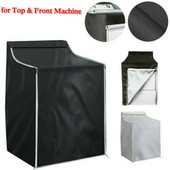 Kryt na sušičku bielizne, ochrana pred prachom a sušičkou, kryt na práčku, vodotesný, so zipsom, vhodný pre väčšinu predných nakladačov