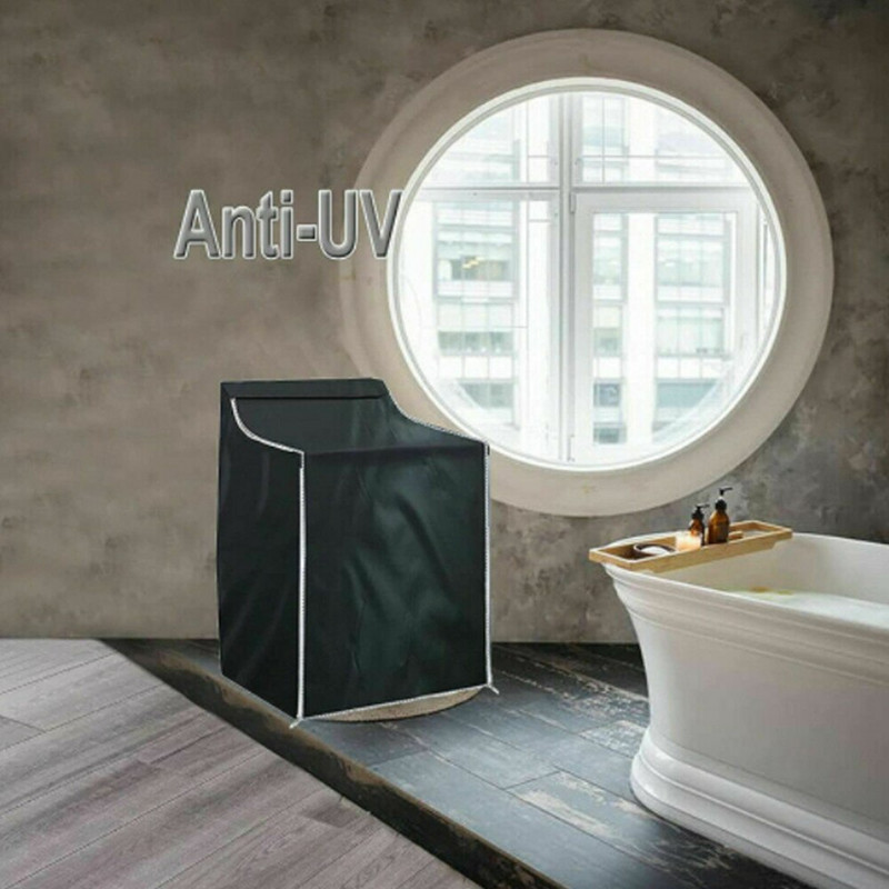 Kryt na sušičku bielizne, ochrana pred prachom a sušičkou, kryt na práčku, vodotesný, so zipsom, vhodný pre väčšinu predných nakladačov