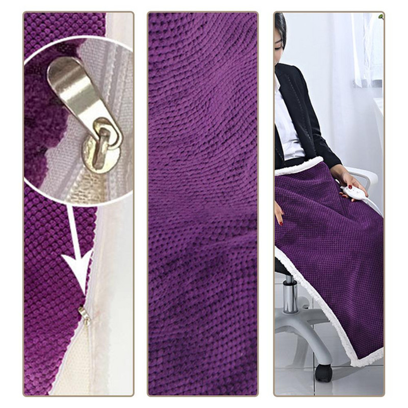 Fyzioterapeutická elektrická vyhrievacia podložka na kŕče a bolesti chrbta, obojstranná vyhrievacia deka, umývateľná mäkká tepelná podložka