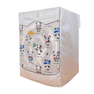 Dob mosógép burkolata porvédő Tiszta vízálló porvédő huzat Aranyos rajzfilm szárító porvédő Háztartási cikkek Kiegészítők