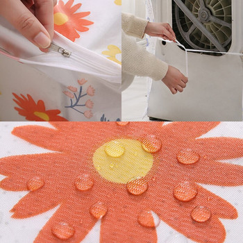 Αδιάβροχο κάλυμμα πλυντηρίου ρούχων για πάχυνση Εκτυπωμένο πολυεστερικό αντηλιακό κάλυμμα σκόνης Κάλυμμα οικιακού τυμπάνου ρούχων