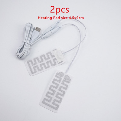 Új érkezésű USB fűtőbetét 2db eladó Kis hőpárna kesztyűhöz Téli szezon kesztyű lábmelegítő 5V elektromos fűtőbetét