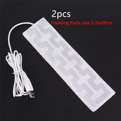Új érkezésű USB fűtőbetét 2db eladó Kis hőpárna kesztyűhöz Téli szezon kesztyű lábmelegítő 5V elektromos fűtőbetét