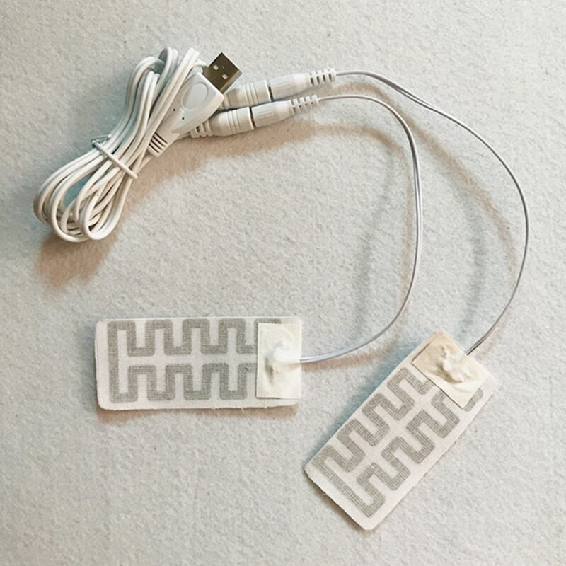 Új érkezésű USB fűtőbetét 2db eladó Kis hőpárna kesztyűhöz Téli szezon kesztyű lábmelegítő 5V elektromos fűtőbetét