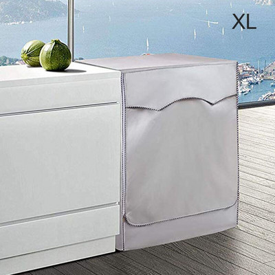 Kryt na práčku s prednými otvormi, vodotesný, prachotesný, strieborný, veľká veľkosť, SAL99