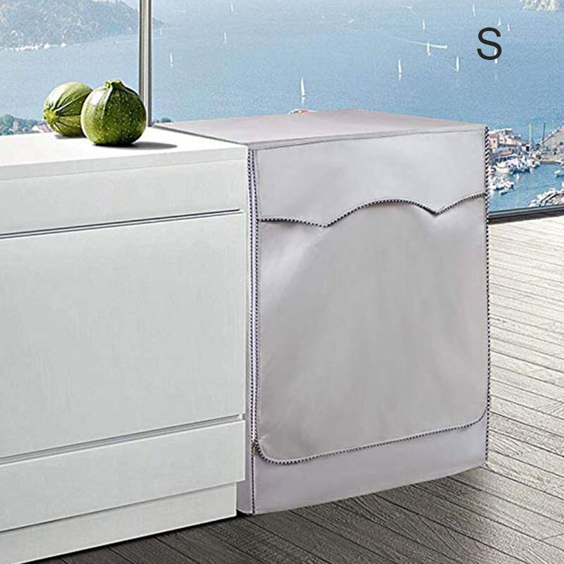 Kryt na práčku s prednými otvormi, vodotesný, prachotesný, strieborný, veľká veľkosť, SAL99