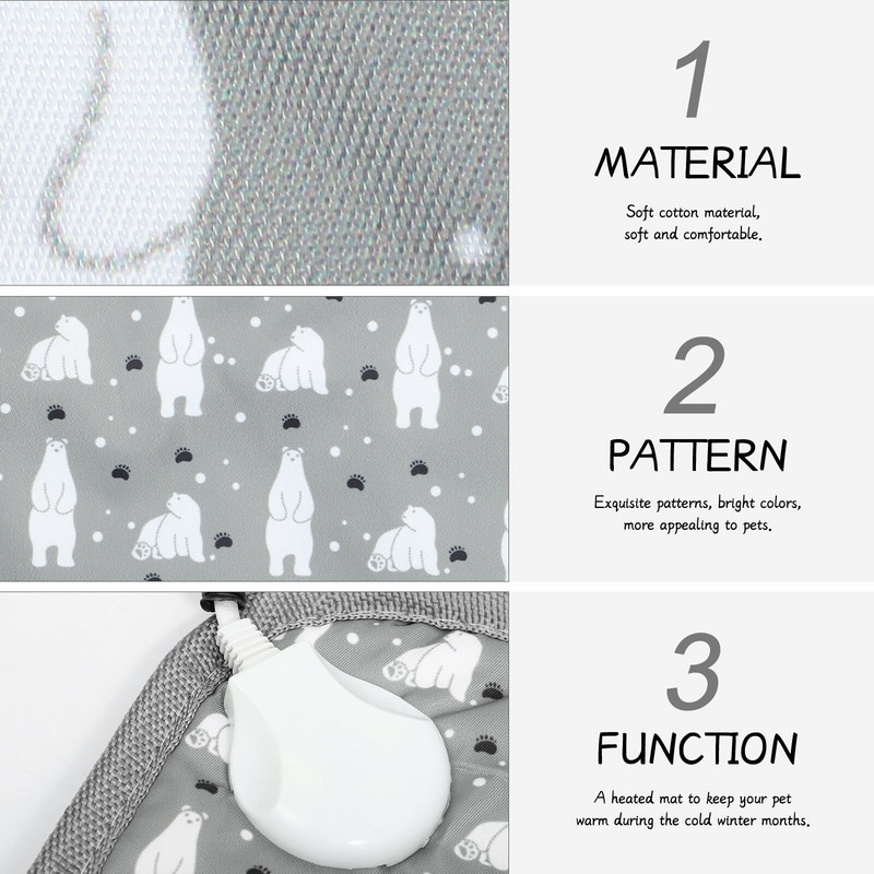 1 ks vyhrievacia podložka teplý ohrievač spací vankúš (zástrčka)