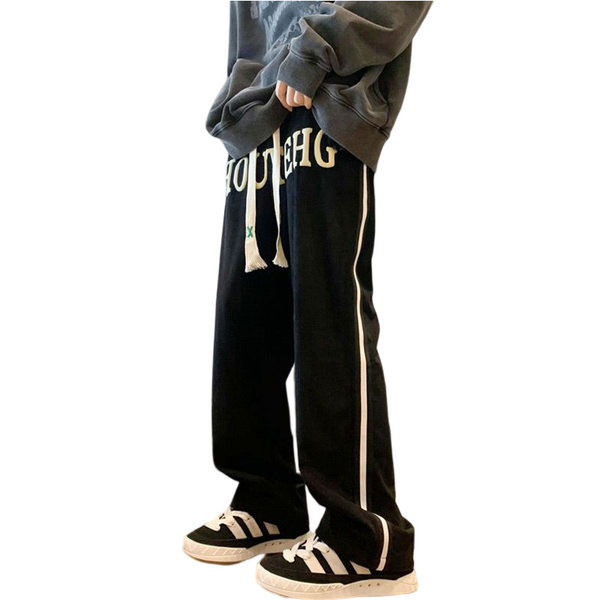 Športové pánske nohavice s nápisom