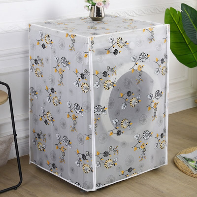 Ūdensizturīgs ziedu veļas mazgājamās mašīnas pārklājs mājsaimniecības sauļošanās rullīšu mazgātāja aizsargs, automātiskās veļas mazgājamās mašīnas futrāļi, universāli