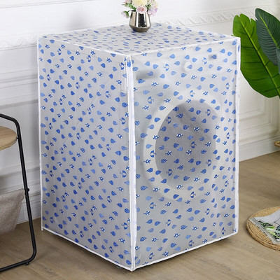 Ūdensizturīgs ziedu veļas mazgājamās mašīnas pārklājs mājsaimniecības sauļošanās rullīšu mazgātāja aizsargs, automātiskās veļas mazgājamās mašīnas futrāļi, universāli