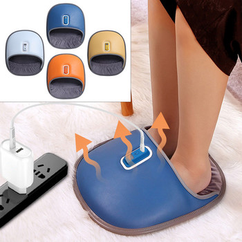 Електрически нагревател за крака USB зареждане Енергоспестяващ Топъл калъф за крака Подгряващи подложки за жени, мъже, спалня, спане