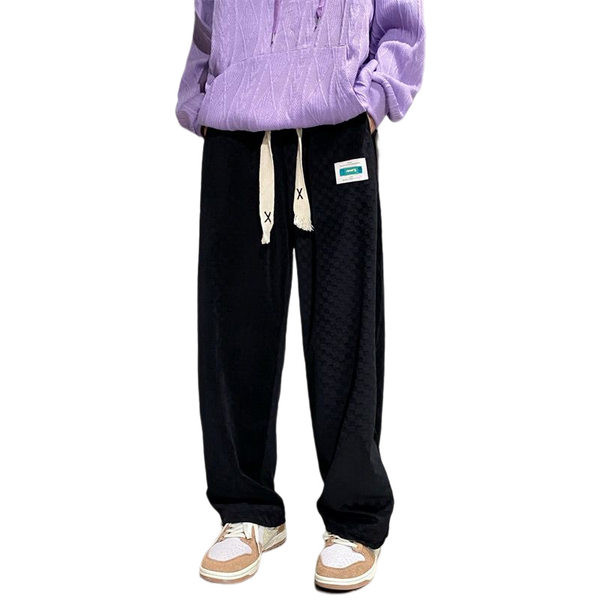 Pantaloni casual barbatesti cu sireturi - trei culori