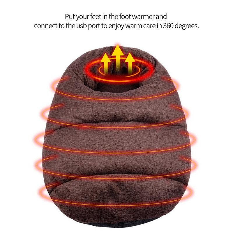 1 ks Zimný ohrievač nôh Vyhrievaný typ zástrčky Elektrický teplý ohrievač nôh Ohrieva ohrievací vankúš Termo obuv Domáce kancelárske potreby