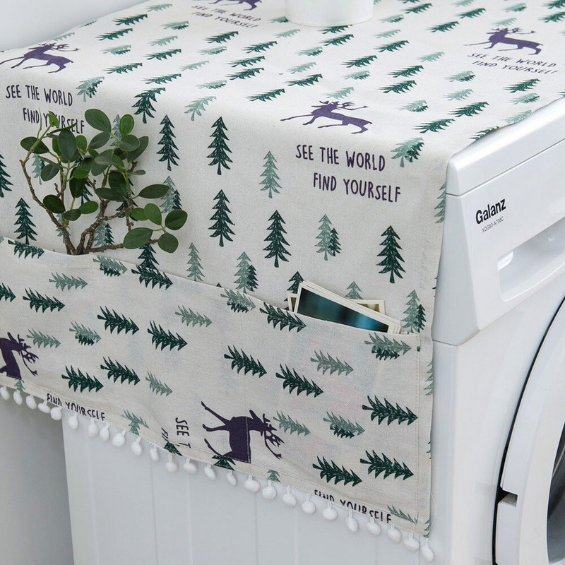 Poklopac perilice rublja Poklopac hladnjaka Poklopac s jednim vratima Poklopac za prašinu Bubanj Poklopac perilice rublja Tisak zelenog božićnog drvca