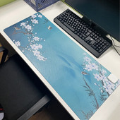 Tampă de mouse cu încălzire Tampă de mouse pentru computer cu încălzire electrică Covoraș de birou pentru jocuri de birou Covoraș de birou, rezistent la apă, iarnă 80x33cm