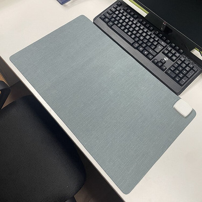 Tampă de mouse cu încălzire Tampă de mouse pentru computer cu încălzire electrică Covoraș de birou pentru jocuri de birou Covoraș de birou, rezistent la apă, iarnă 80x33cm