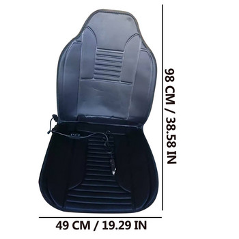 Universal 12v Κάλυμμα μαξιλαριού για κάθισμα αυτοκινήτου Θερμαντικό θερμαντήρα Θερμά θερμαινόμενο κρύο χειμερινό μαξιλαράκι θέρμανσης καθισμάτων αυτοκινήτου In Cold Winter Pad Drop