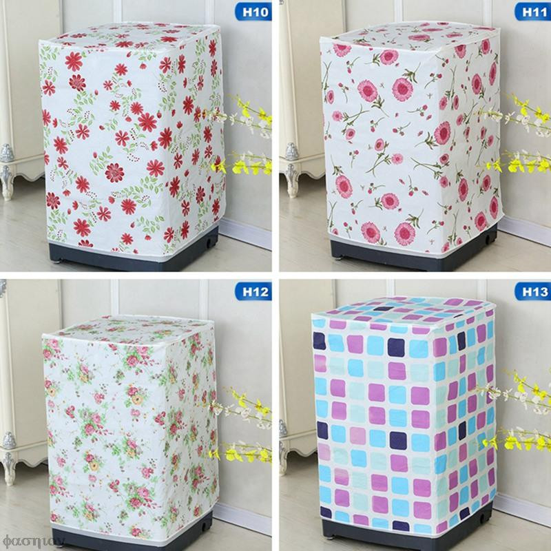 Prachotesný kryt na práčku do domácnosti, vodotesné puzdro, ochranný kryt na práčku v kúpeľni, opaľovací krém, domáci organizér