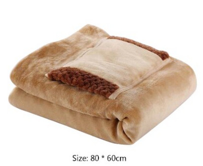 Pături electrice 5V Multifuncțional portabil iarnă Pătură de încălzire caldă Încărcare USB cu buzunar sigur Confortabil pentru corp