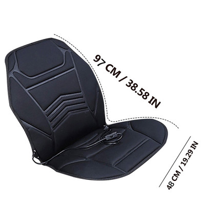 Univerzálny 12V poťah na autosedačku, kúrenie, teplý, vyhrievaný, studený, zimný, styling auta, zimné vankúše, autosedačka