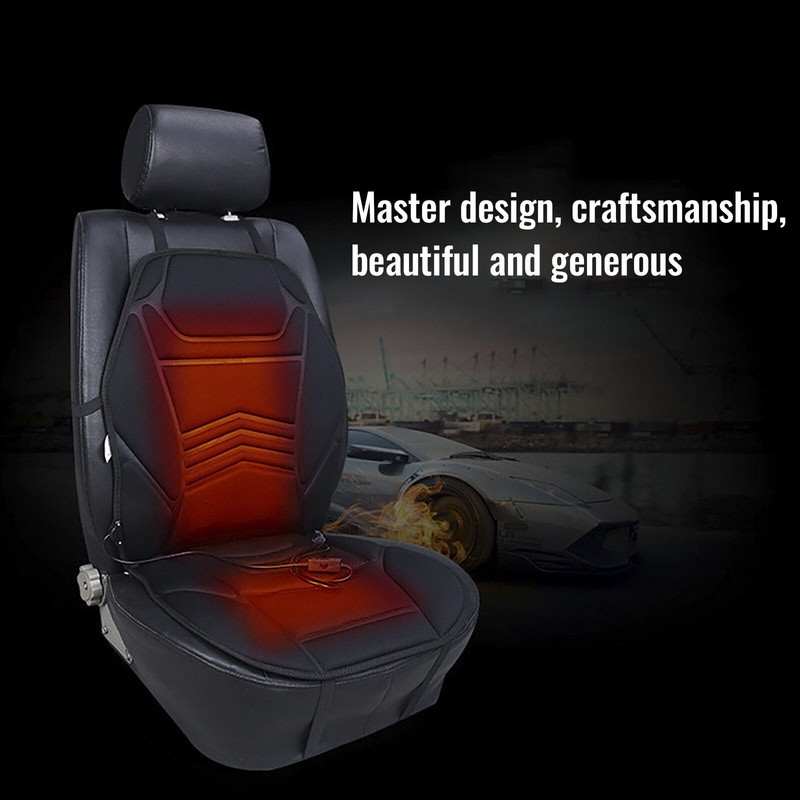 Univerzálny 12V poťah na autosedačku, kúrenie, teplý, vyhrievaný, studený, zimný, styling auta, zimné vankúše, autosedačka