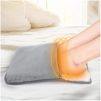 Ζεστές παντόφλες Θερμαντικό μαξιλάρι Πόδια Ζεστές παντόφλες Θέρμανση USB Ηλεκτρικό θερμαντικό μαξιλαράκι θέρμανσης χειρός Πόδι θερμότερο Οικιακό για γυναίκες Άνδρες