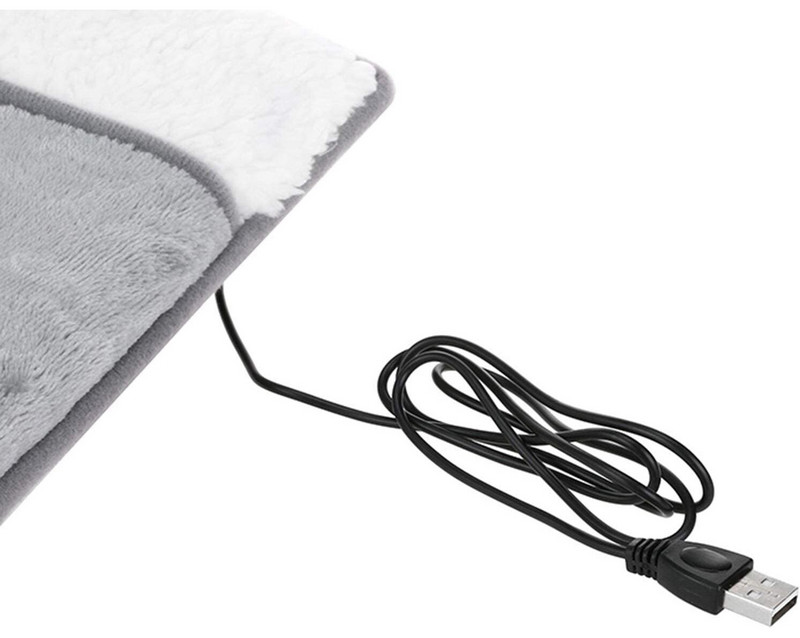 Papuci caldi Pad de incalzire Picioare Papuci caldi Incalzire USB Pad de incalzire electrica Incalzitor de maini pentru picioare, lavabil de uz casnic pentru femei barbati