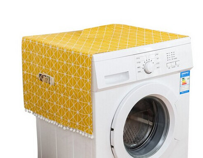 Kryt na práčku do domácnosti, prachotesný kryt na kuchynskú chladničku s úložným vreckom, puzdro na čistiace príslušenstvo