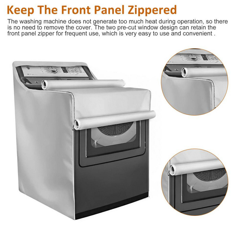 Perilica rublja Gornji poklopac protiv prašine Vodootporna krema za sunčanje Anti-Uv Perilica/sušilica rublja Zaštitna navlaka otporna na prašinu