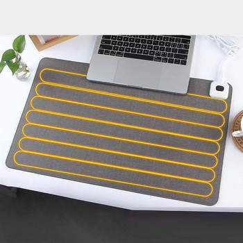 26x52cm Ηλεκτρικό θερμαντικό ποντίκι Επιτραπέζιο χαλάκι Οθόνη θερμοκρασίας Θέρμανση Mouse Pad Keep Warm Hand For Office Computer Desk Keyboard
