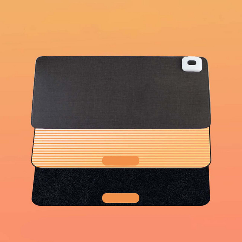 26x52cm Tampă de mouse cu încălzire electrică Covoraș de masă Afișare Tampă de mouse cu încălzire cu temperatură Menține mâna caldă pentru tastatură de birou de birou