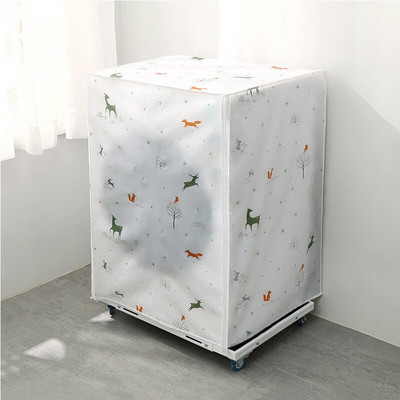 Portabke mosógép huzat felső PEVA fényvédő porálló burkolat vízálló tok mosógép védő porvédő sapka