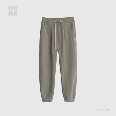 Športové pánske nohavice s elastickým pásom