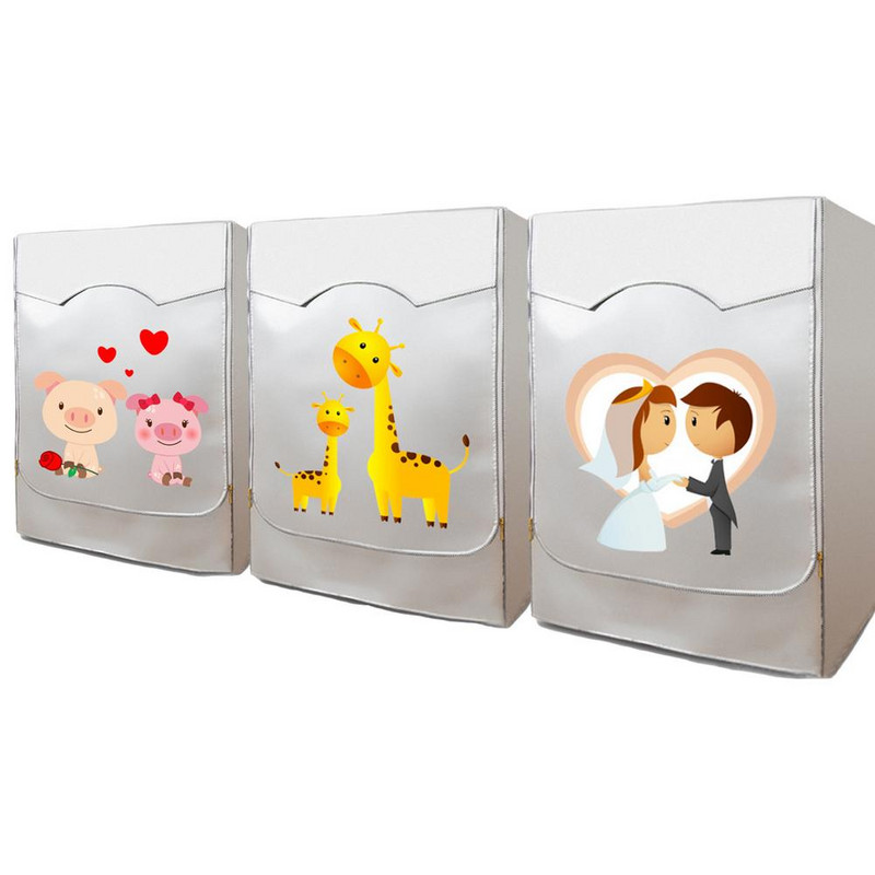 Oxfordský kryt na práčku, horný kryt chladničky, roztomilý úložný priestor, závesná taška, vrecko, organizér 60x50x85cm