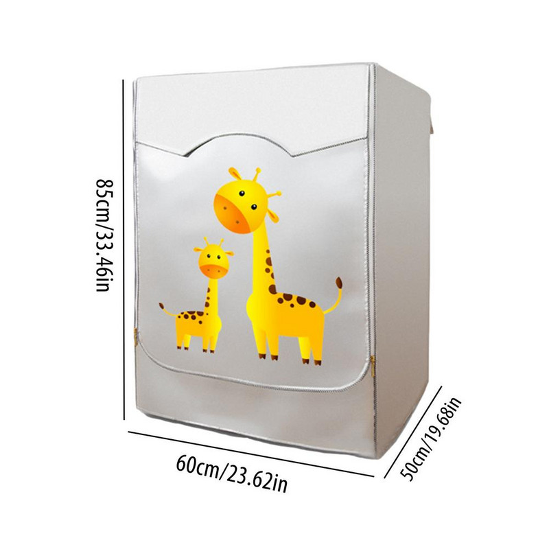 Oxfordský kryt na práčku, horný kryt chladničky, roztomilý úložný priestor, závesná taška, vrecko, organizér 60x50x85cm