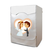 Kryt na práčku GoodTop, plne automatická valcová práčka, opaľovací krém, ochranný kryt proti prachu, predné plnenie, sušička, vodotesný kryt