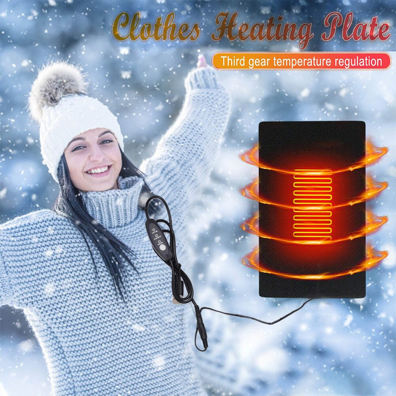 USB elektrická vyhrievacia podložka pre mužov a ženy, teplá vesta, vyhrievaná bunda, motocyklové zimné ohrievacie vybavenie na vonkajšie lyžovanie a cestovanie
