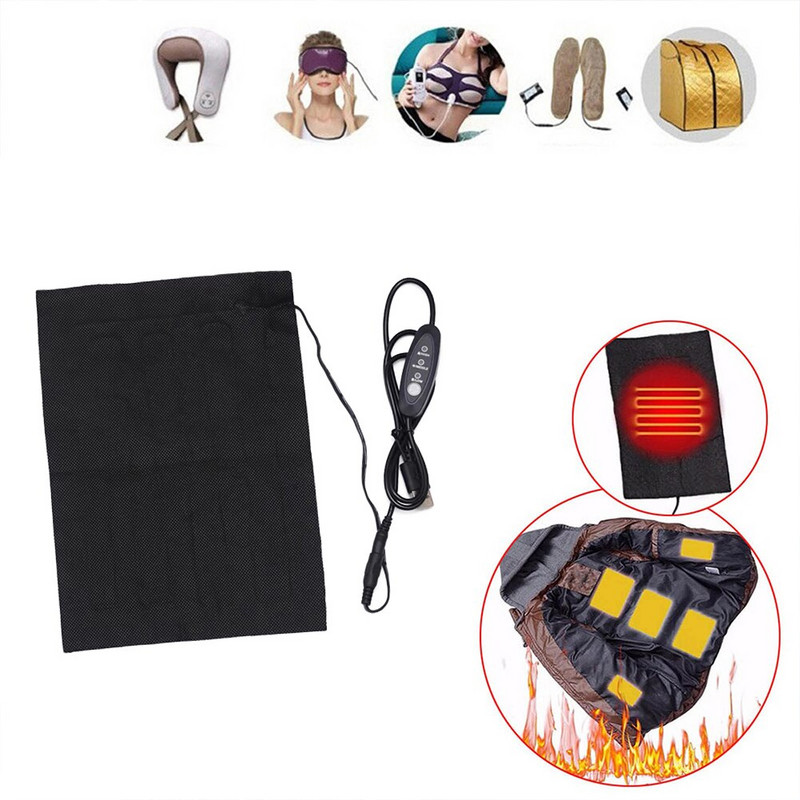 USB elektrická vyhrievacia podložka pre mužov a ženy, teplá vesta, vyhrievaná bunda, motocyklové zimné ohrievacie vybavenie na vonkajšie lyžovanie a cestovanie