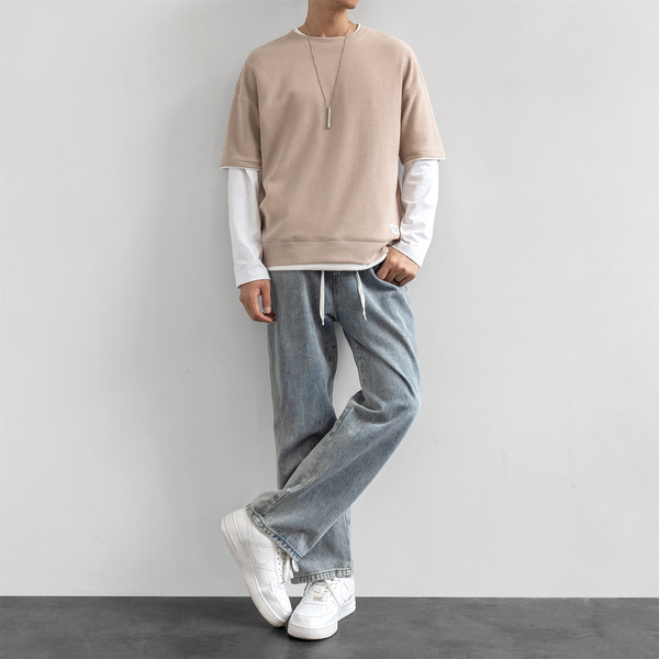 Pánske ležérne džínsy s vreckami