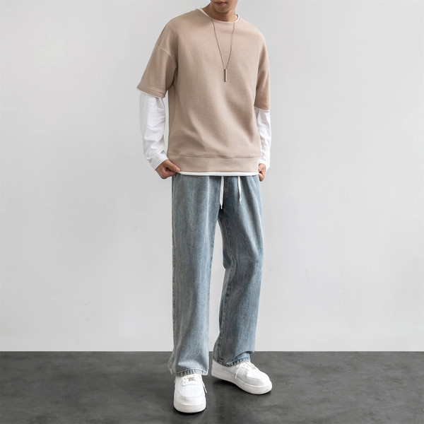 Pánske ležérne džínsy s vreckami