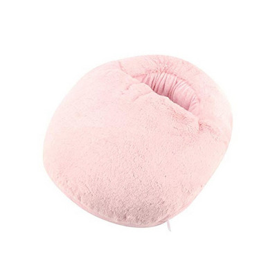 Plyšový elektrický vykurovací návlek na topánky, nabíjanie cez USB, okrúhla vykurovacia podložka, ohrievač nôh, odnímateľný, mäkký, odolný, bezpečný, pohodlný do kancelárie