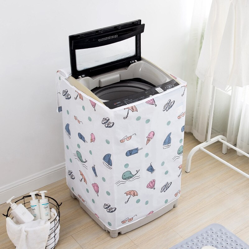1PC Perilica za rublje s prednjim punjenjem, jastučići za pokrivanje vodootpornog kućišta, poklopac za perilicu, jakna otporna na prašinu, dodaci za perilicu s gornjim punjenjem