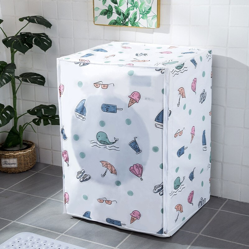 1PC Perilica za rublje s prednjim punjenjem, jastučići za pokrivanje vodootpornog kućišta, poklopac za perilicu, jakna otporna na prašinu, dodaci za perilicu s gornjim punjenjem